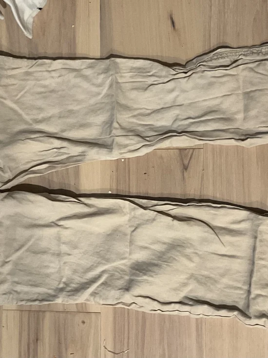 NEW NEVER WORN Victoria's Secret Beige Straight-Leg Pants - Picture 2 of 2